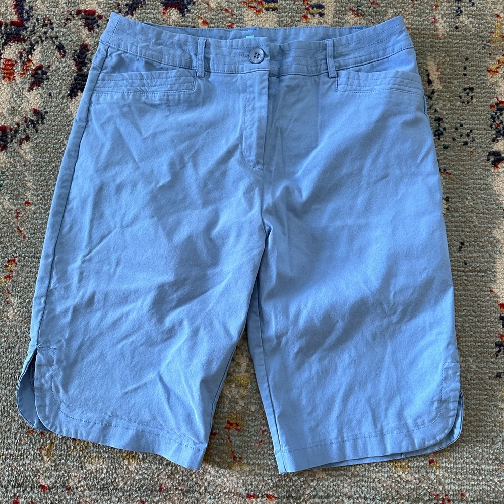 Blue Bermuda Shorts
